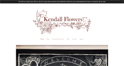 Desktop Screenshot of kendallflowers.com